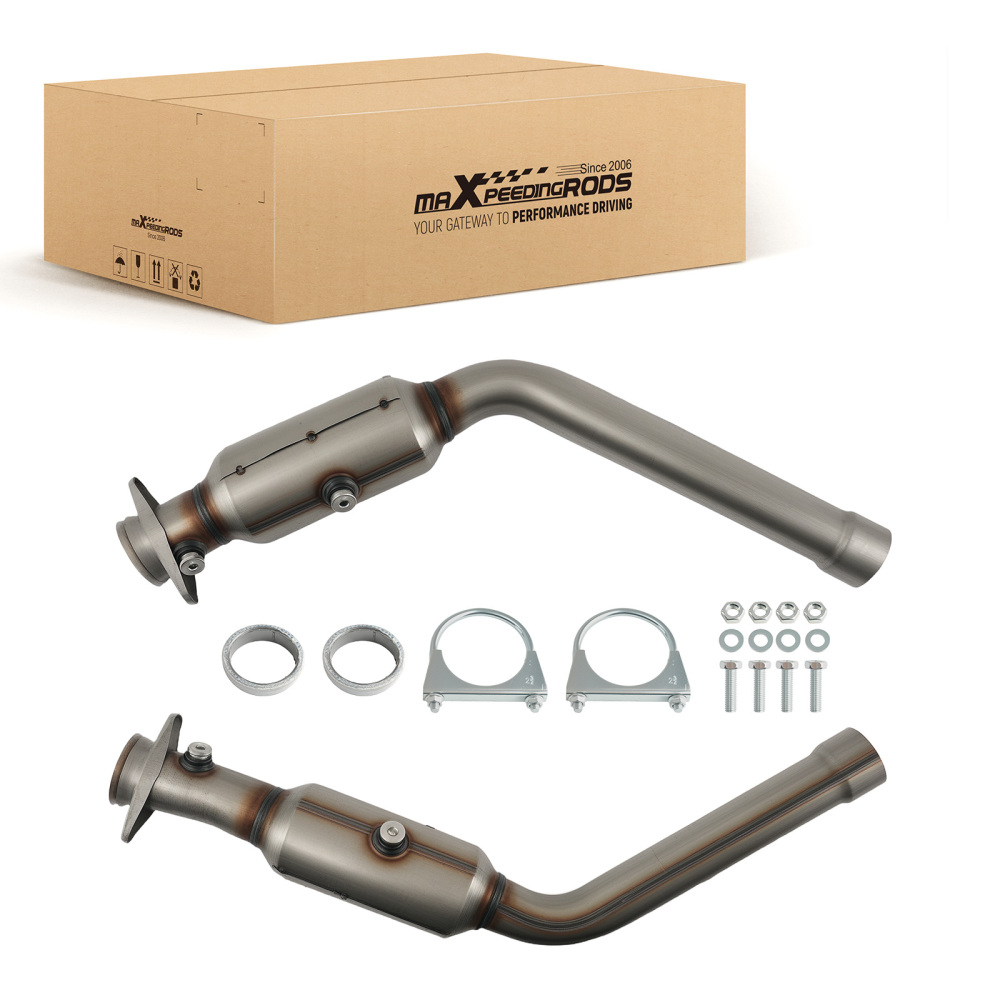2x Catalytic Converter compatible for Ford Mustang 3.7L 2011-2014 Stainless Steel EPA