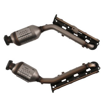 Pair Exhaust Manifold Catalytic Converter compatible for Lexus GX470 compatible for Toyota 4Runner 4.7L