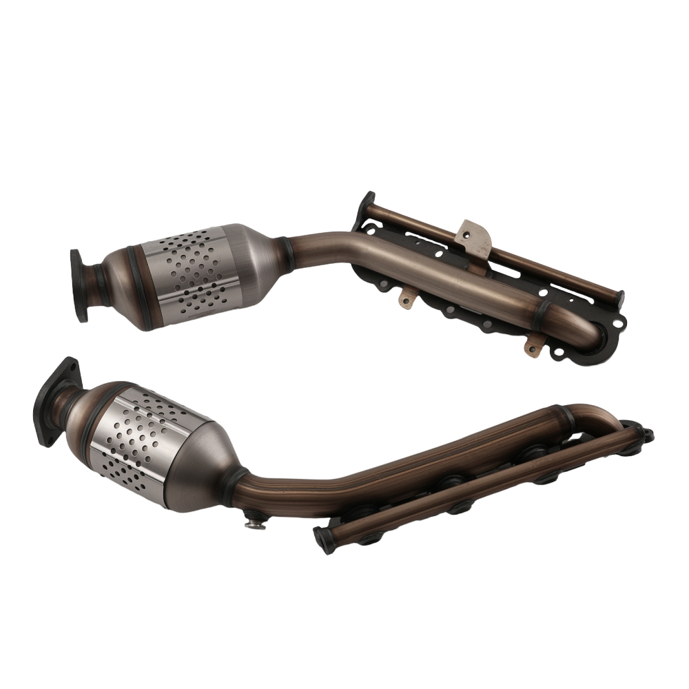 Pair Exhaust Manifold Catalytic Converter compatible for Lexus GX470 compatible for Toyota 4Runner 4.7L