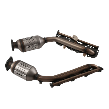 Pair Exhaust Manifold Catalytic Converter compatible for Lexus GX470 compatible for Toyota 4Runner 4.7L