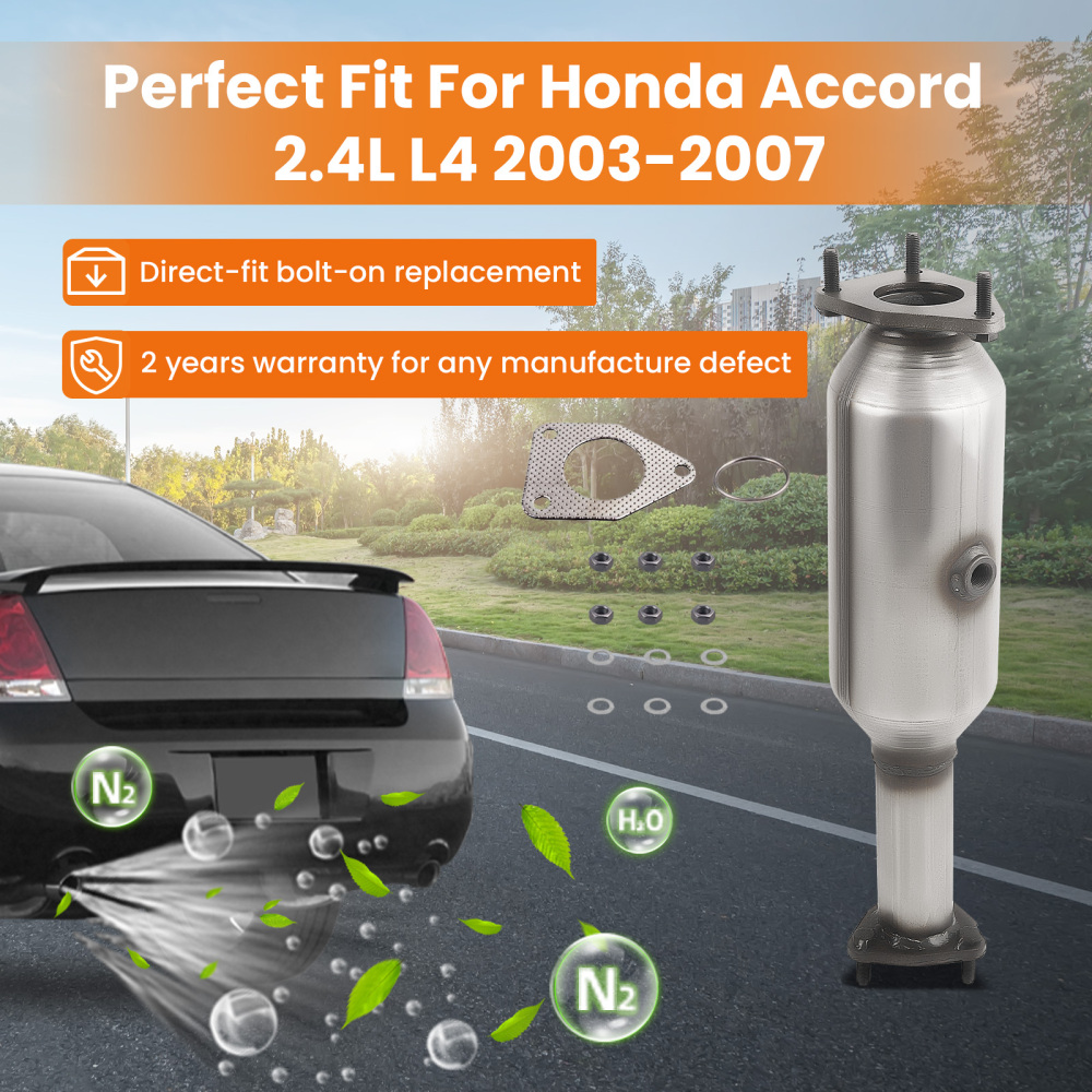  Catalytic Converter 2003 - 2007 Compatible for HONDA ACCORD 2.4L 2354CC L4 Direct-Fit 16299