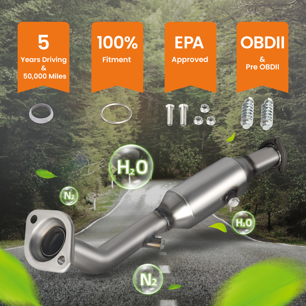 Front Catalytic Converter compatible for Honda CRV CR-V 2.4L 2002-2006