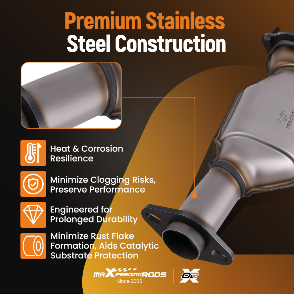 2x Catalytic Converter compatible for Ford Ranger 3.0L 2004 2005 2006 Y Pipe EPA Approved