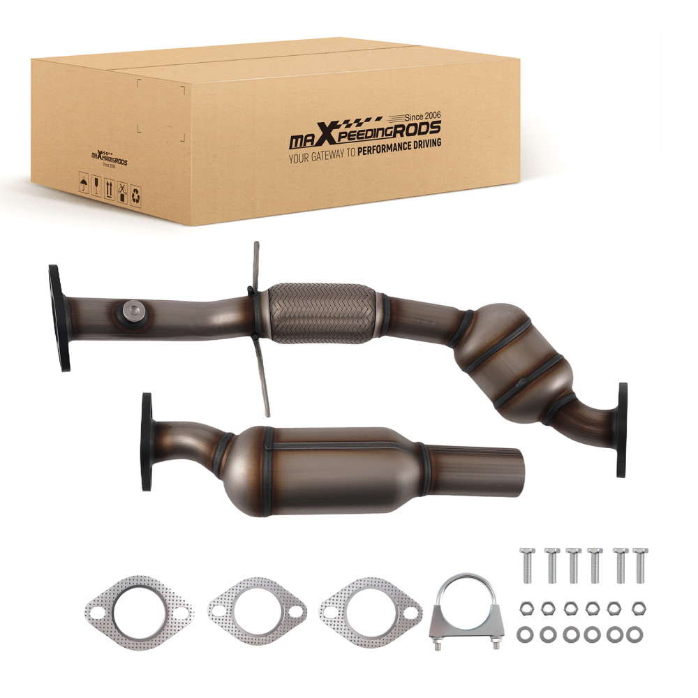 FrontRear Catalytic Converters Set compatible for Ford Transit Connect 2.0L 2010-2013