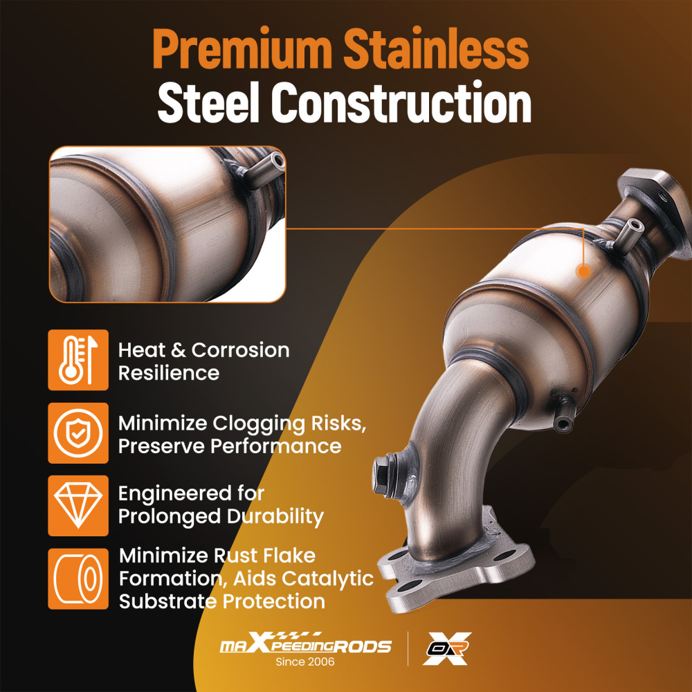 FrontRear Manifold Catalytic Converter compatible for Chevrolet Traverse 3.6L 2018-2021