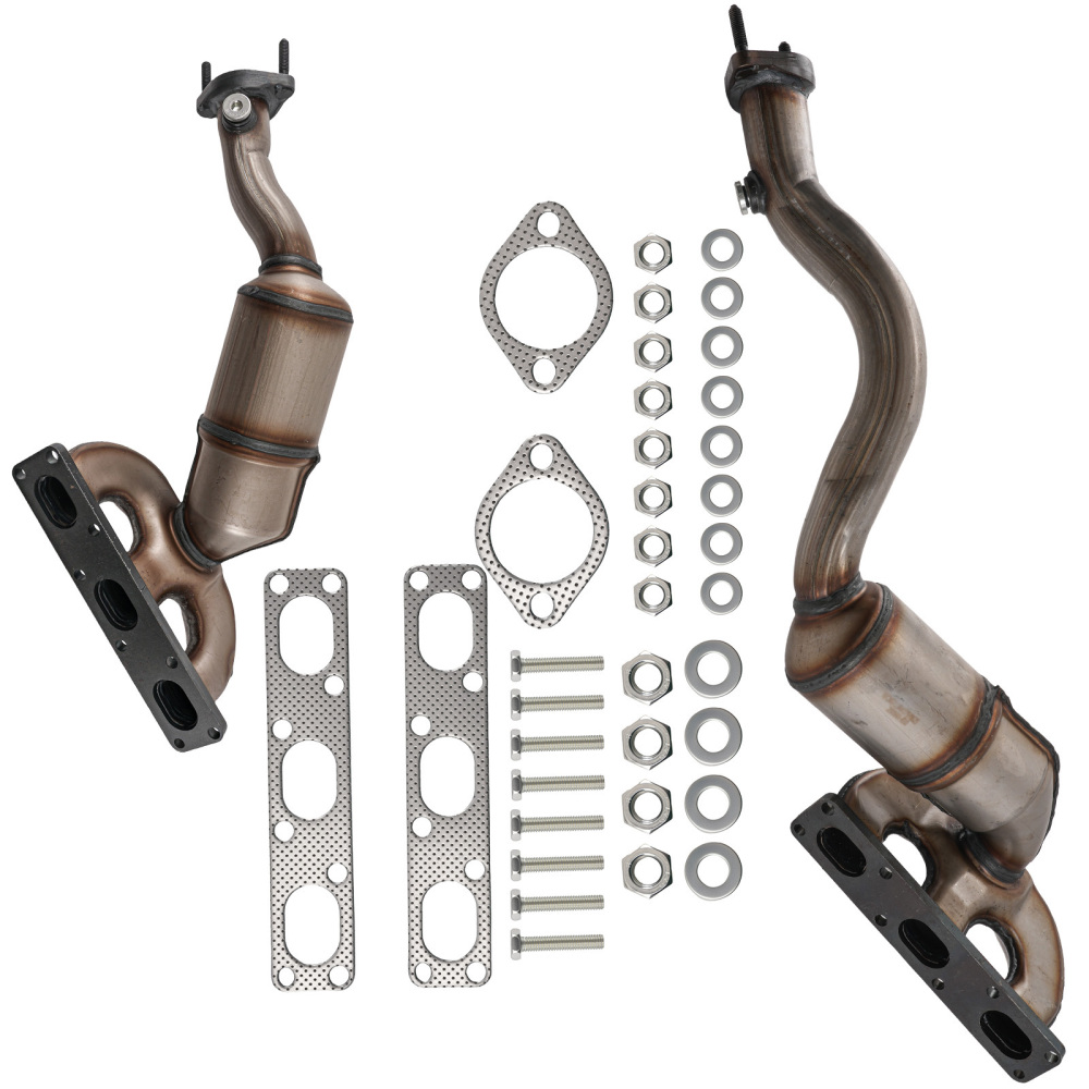 Manifold Catalytic Converters compatible for BMW X5 2001-2006 3.0L Front and Rear 2 PIECES