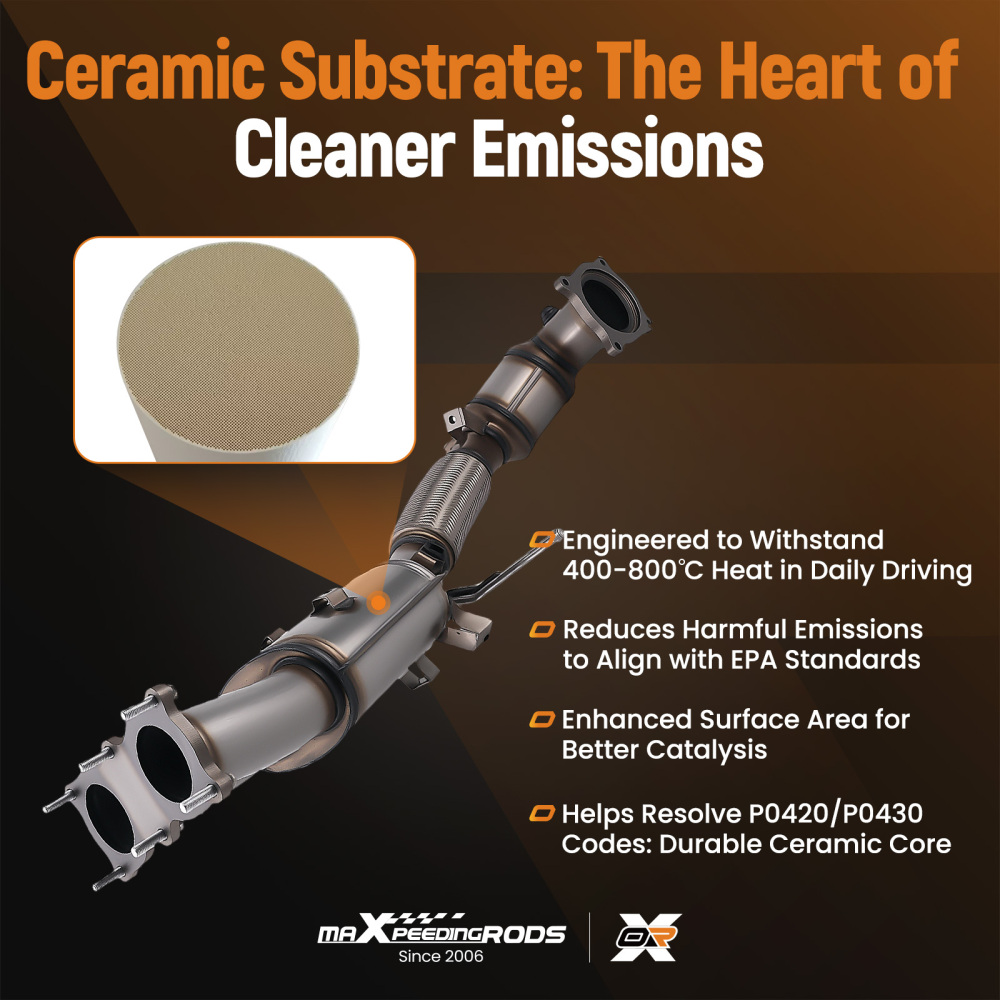 EPA Catalytic Converter compatible for Volvo XC60/XC70/S80/S60 3.0L I6 2010-2015 Direct-FIt