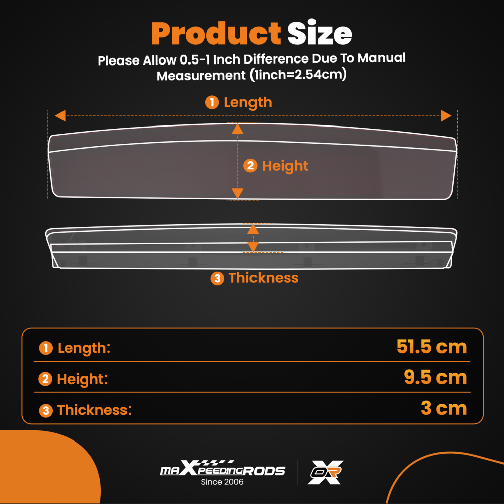 Rear LED Tailgate Spoiler Brake Stop Light compatible for Range Rover Sport L320 2006-2009