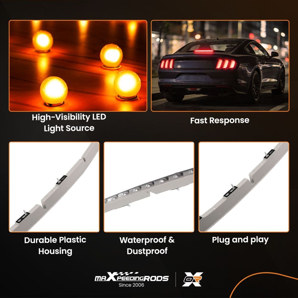 Rear 3rd LED Additional Brake Light A2038203456 compatible for Mercedes-Benz CLC 2001-2011