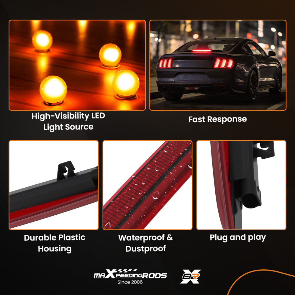 Rear Centre Brake Stop Light compatible for VW Touareg 7LA 7L6 7L7 2003-2010 7L6945097 LED