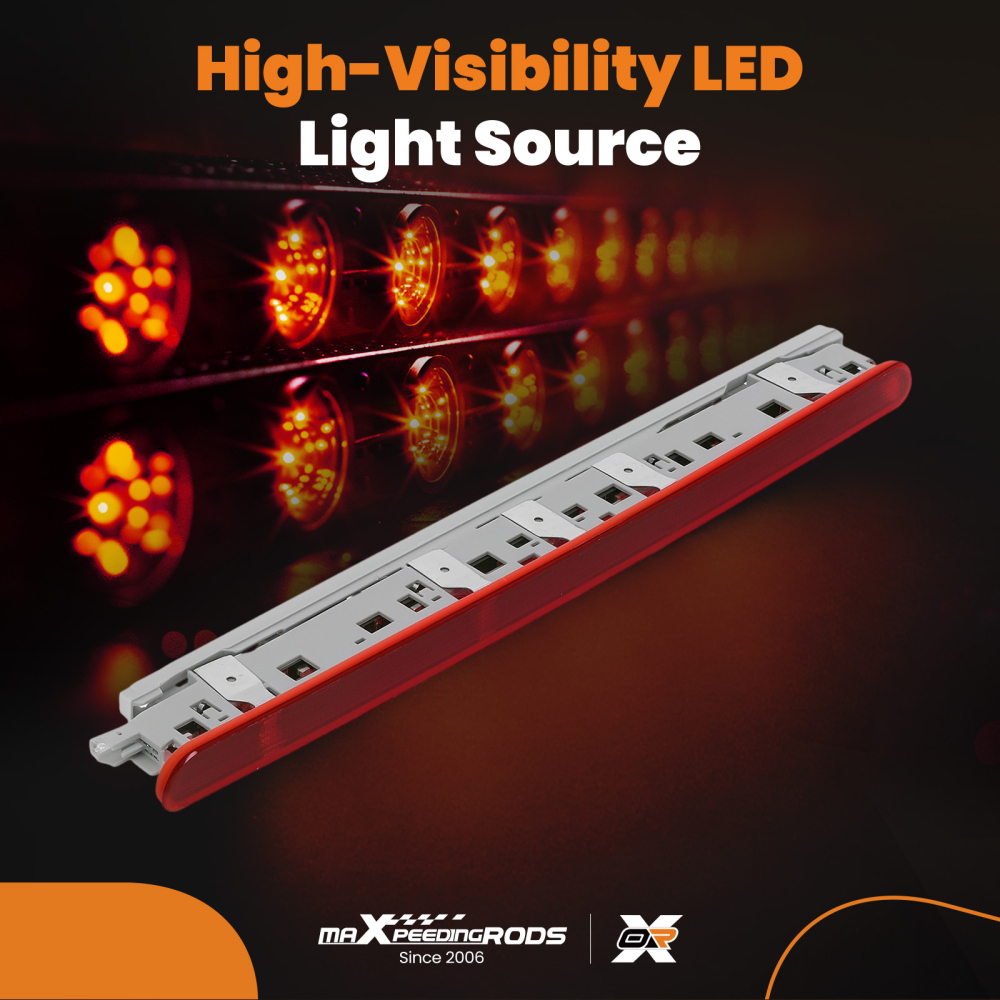 High Level Third LED Brake Stop Light Lamp compatible for Audi A4 B7 8E Avant 2005-2008 Red