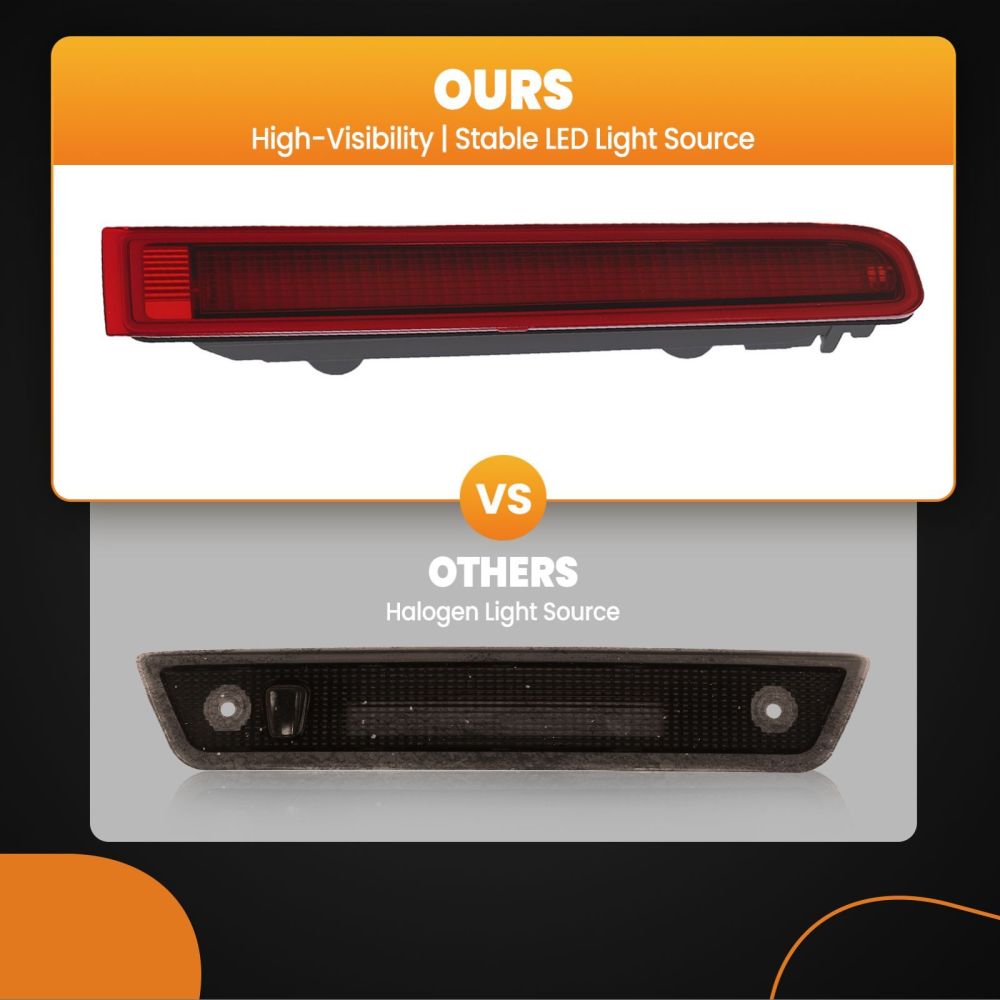 2PCS Third High Level Rear Brake Light compatible for Volkswagen VW Transporter T5 T6 03-up