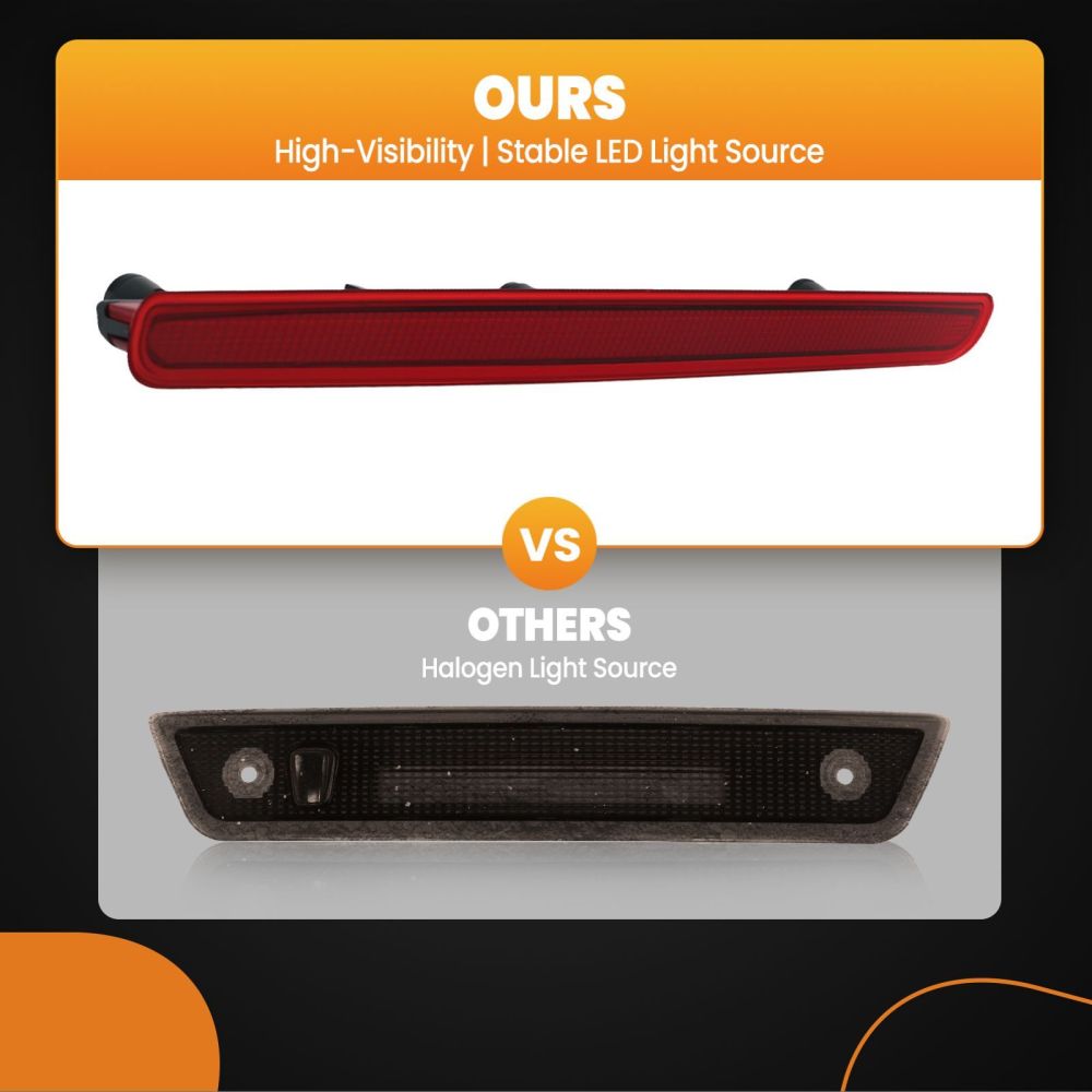 LED High Level Third Brake Stop Light Taillight compatible for VW T5 Transporter 2003-2015