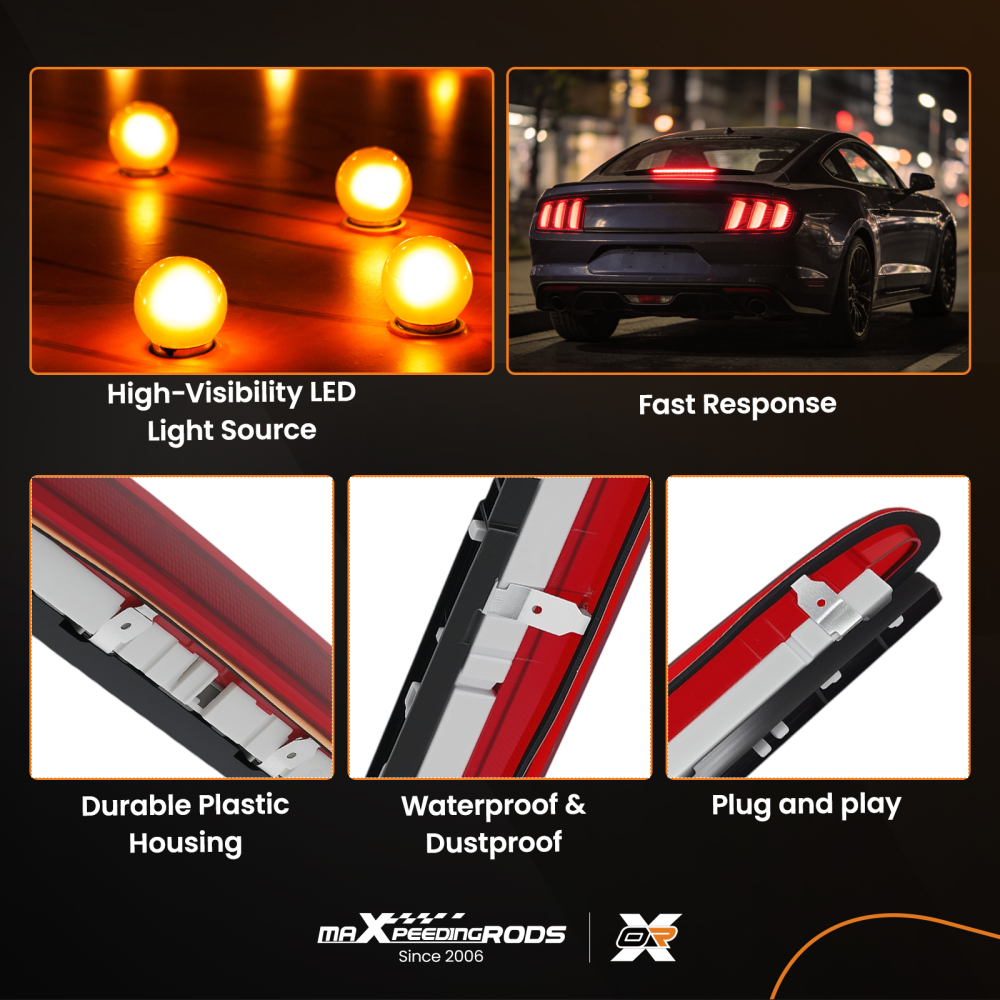 High Level LED Third 3rd Brake Stop Light compatible for Mini Cooper R58 Coupe 2012-2015