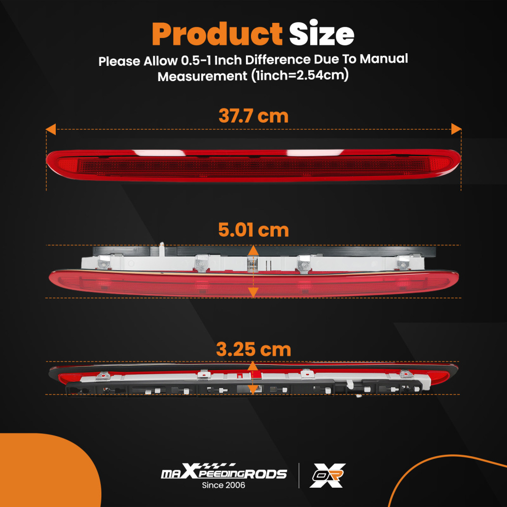High Level LED Third 3rd Brake Stop Light compatible for Mini Cooper R58 Coupe 2012-2015