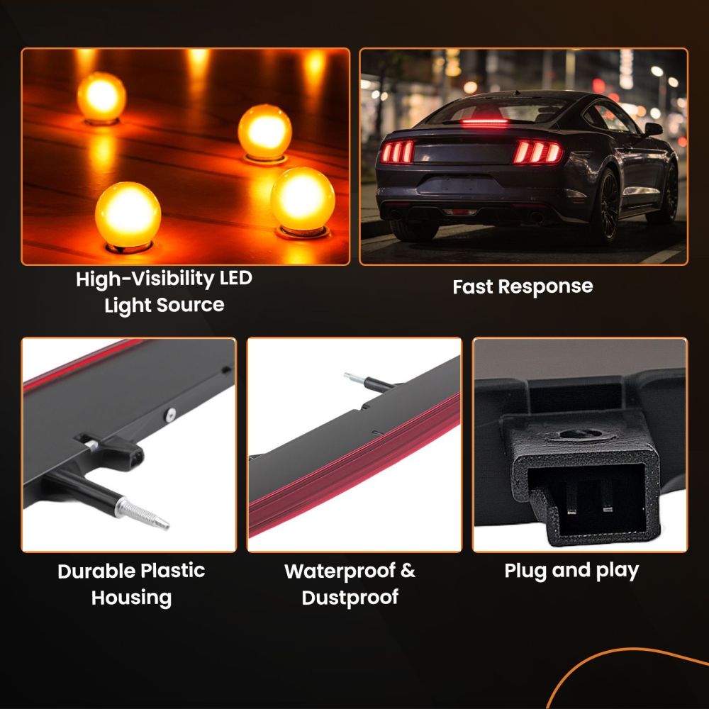 Rear High Level LED Third Brake Light compatible for BMW 1 Series E82 E88 Coupe 2007-2013