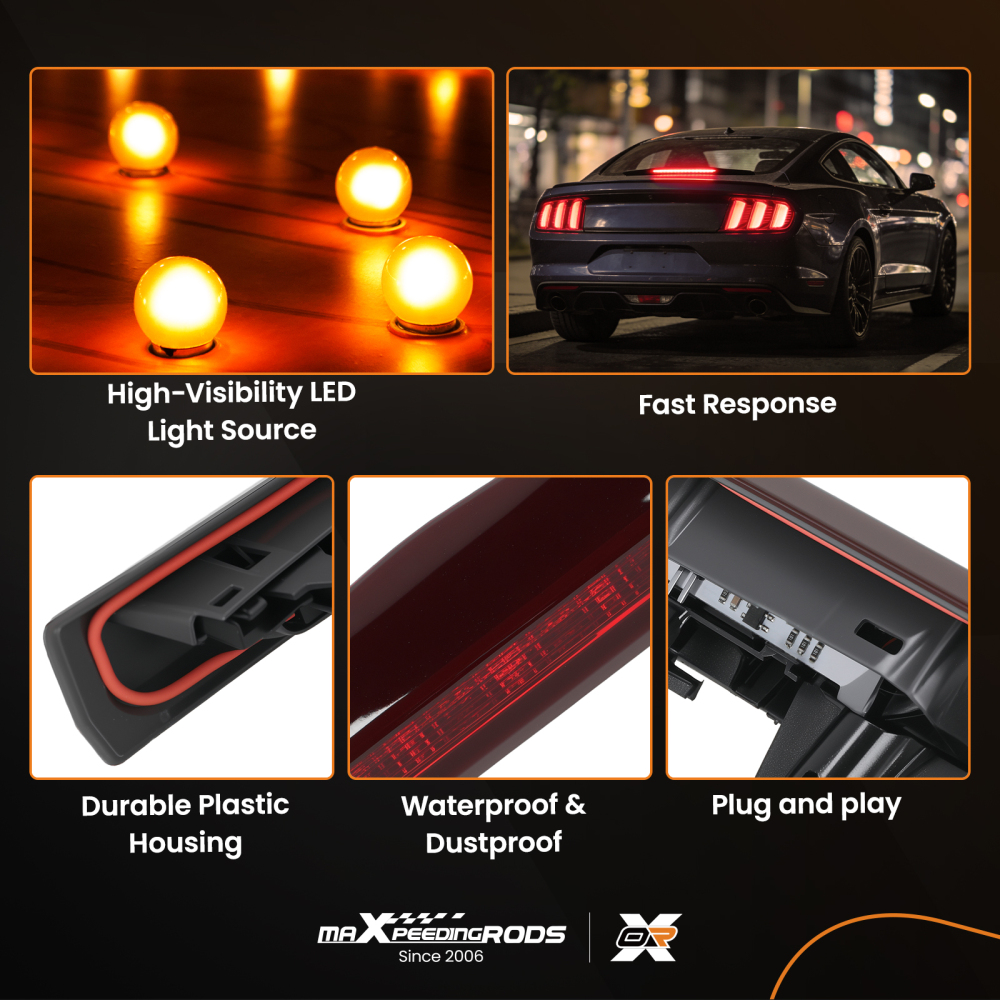 High Level 3RD Tailgate Brake Light compatible for Vauxhall CORSA D/E 2007-2019 13188045