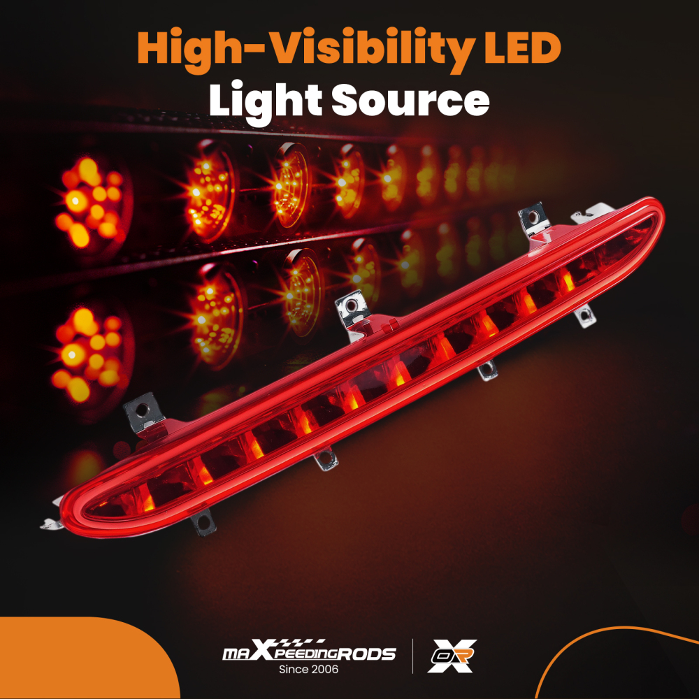 LED Red High Level Rear Third Brake Stop Light 1Q0945097A compatible for VW EOS 2006-2016