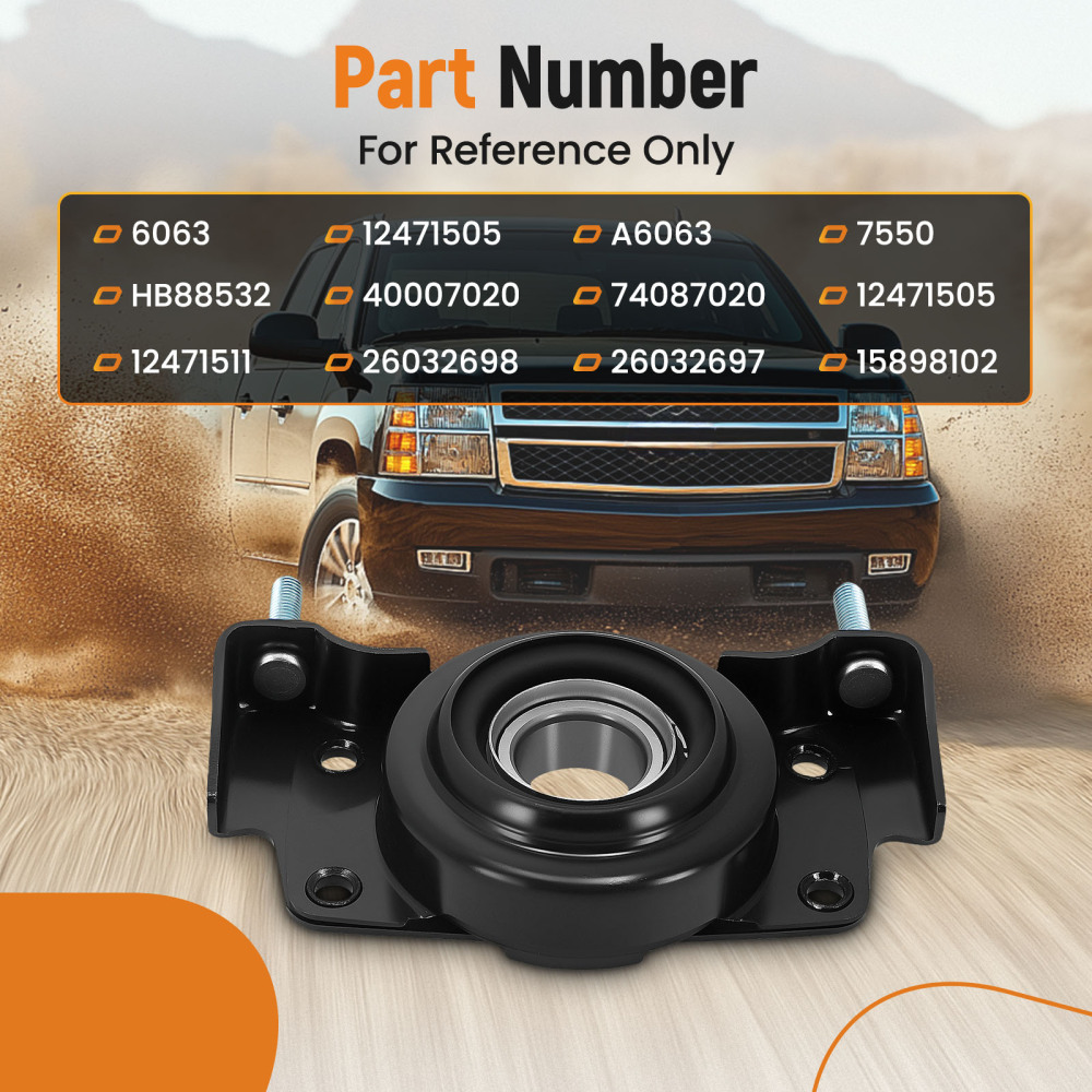 Driveshaft Bearing Carrier compatible for Chevrolet Avalanche 1500 2500 2002-2006 12471505