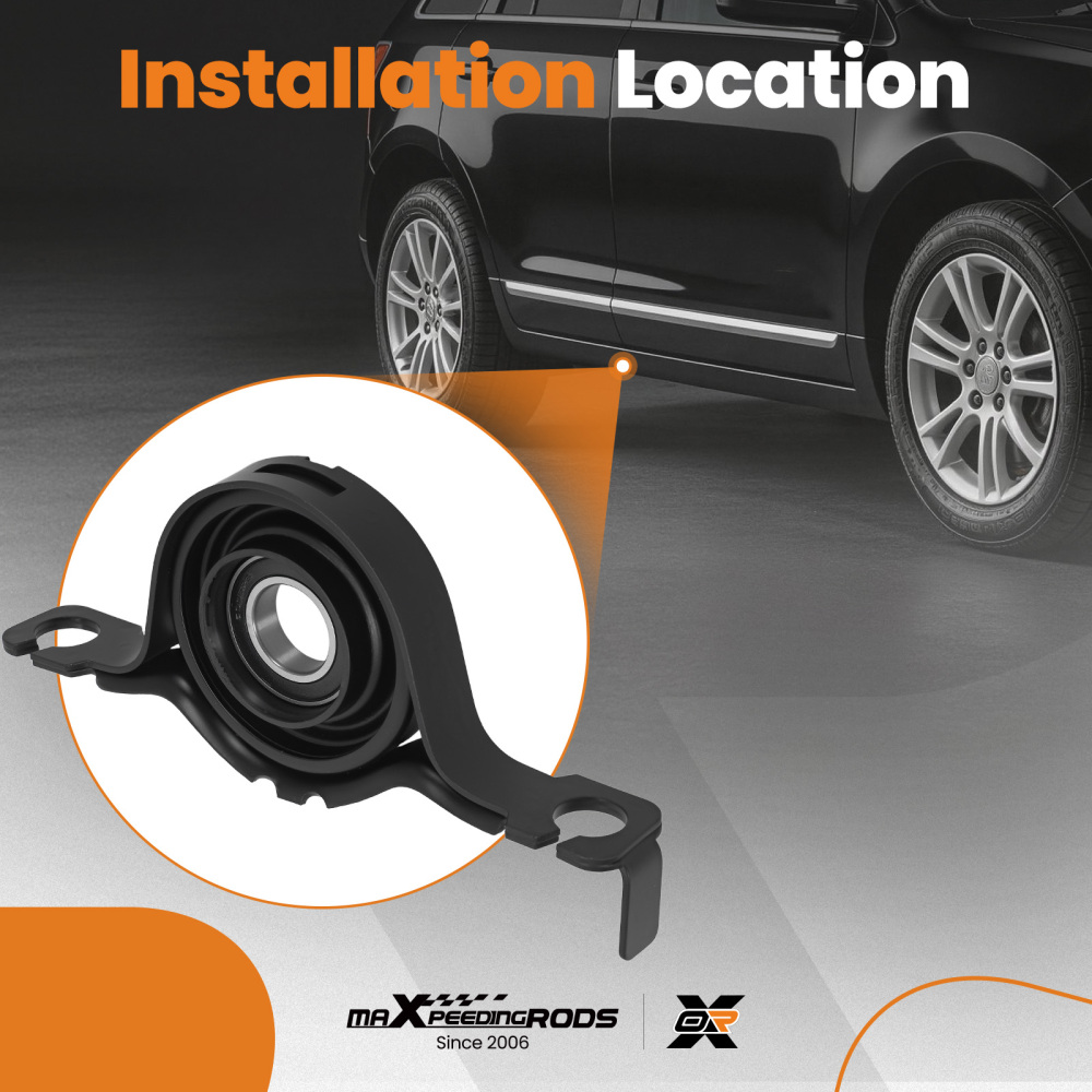 Drive Shaft Center Bearing Carrier compatible for Ford Edge 3.5L V6 AWD 2007-2014 0714FED9U