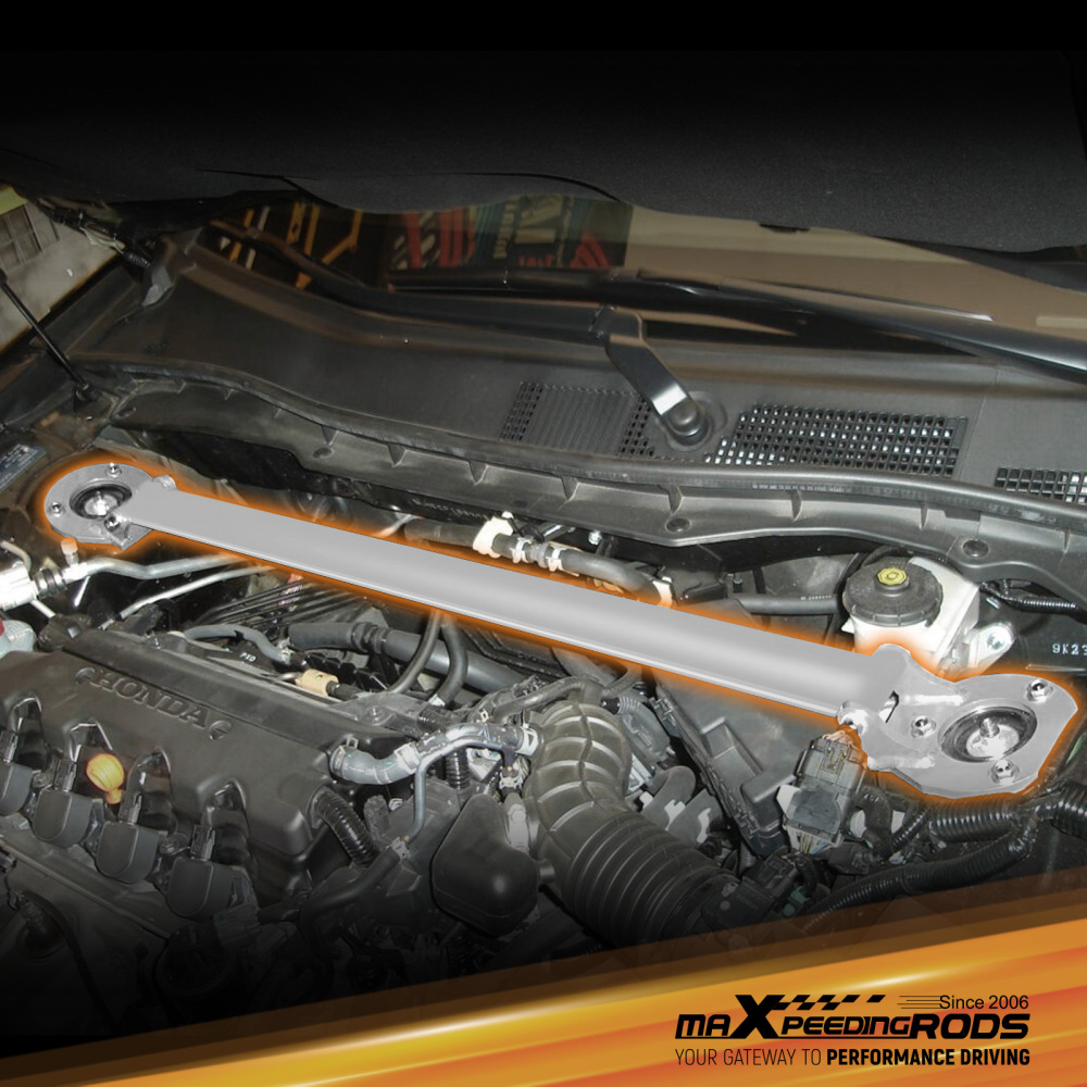 Front Upper Strut Bar Engine Suspension Tower Brace compatible for Honda Accord 2008-2012