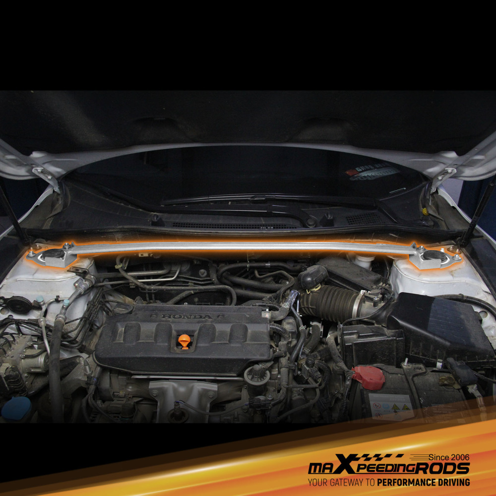 Front Upper Strut Bar Engine Suspension Tower Brace for compatible for Honda Accord 13-17