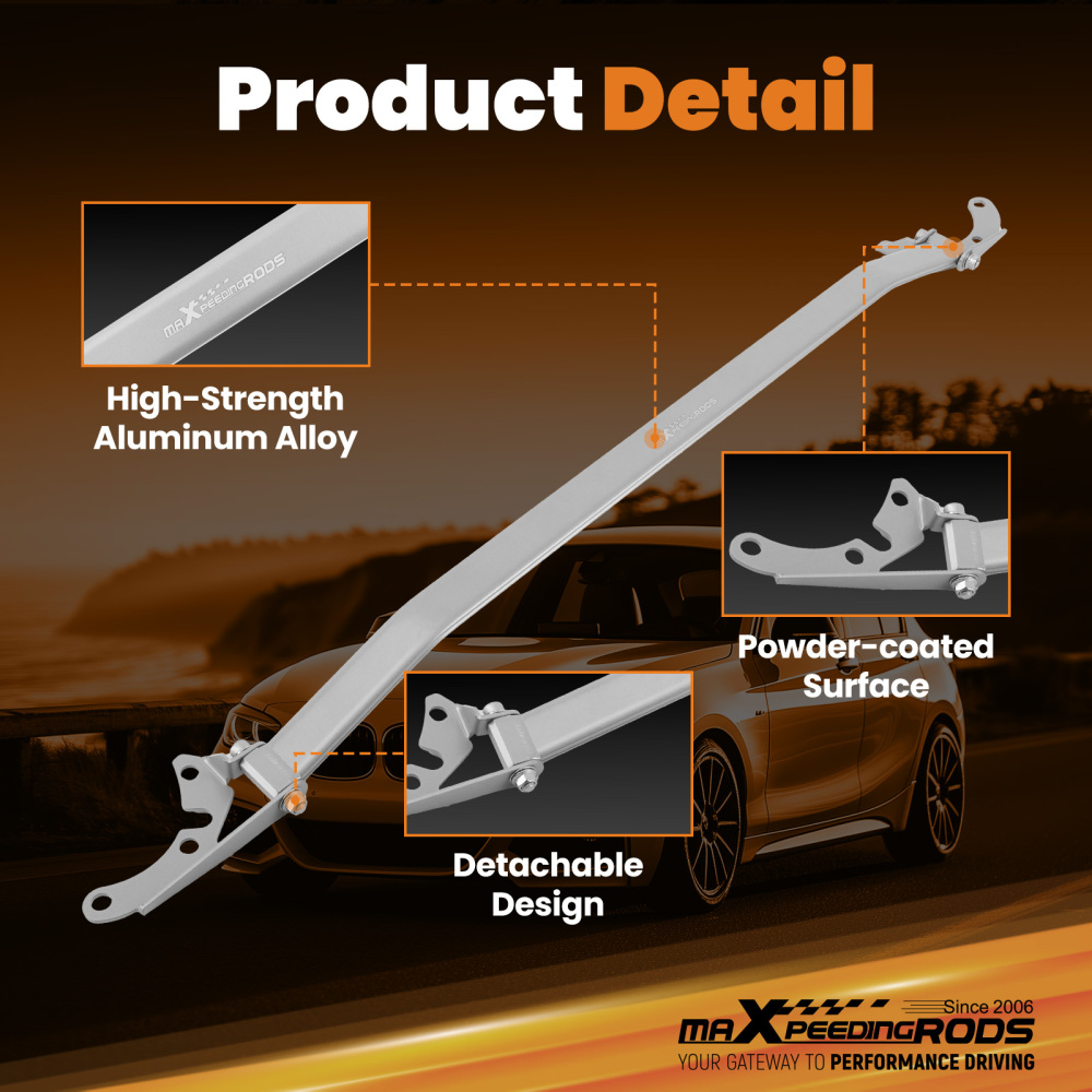 Front Upper Strut Bar Tower Brace compatible for BMW F30 F31 F34 F35 F20 F21 F32 F33 12-18