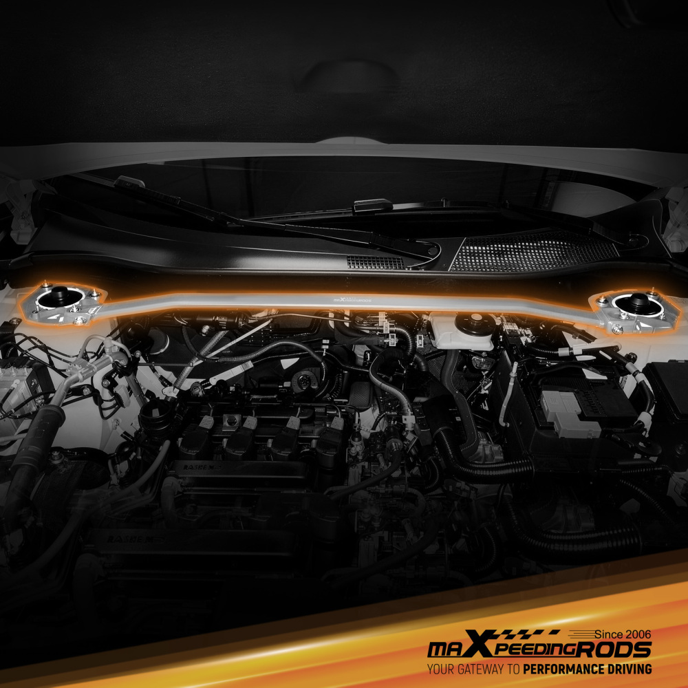 Front Upper Strut Bar Tower Brace compatible for Honda CR-V Sport Utility 4-Door 2017-2022