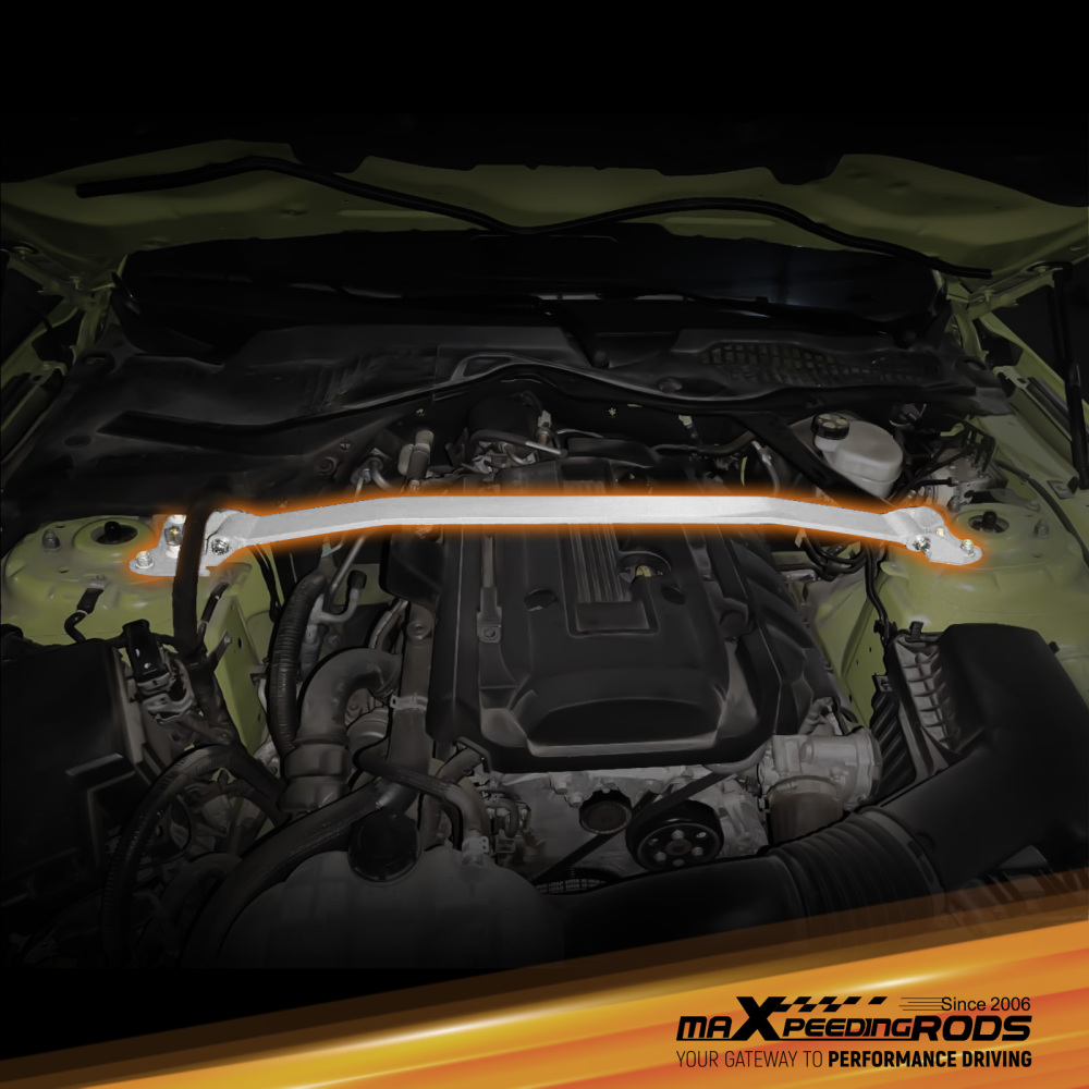 Front Upper Suspension Strut Bar Tower Brace Support compatible for Ford Mustang 2015-2023