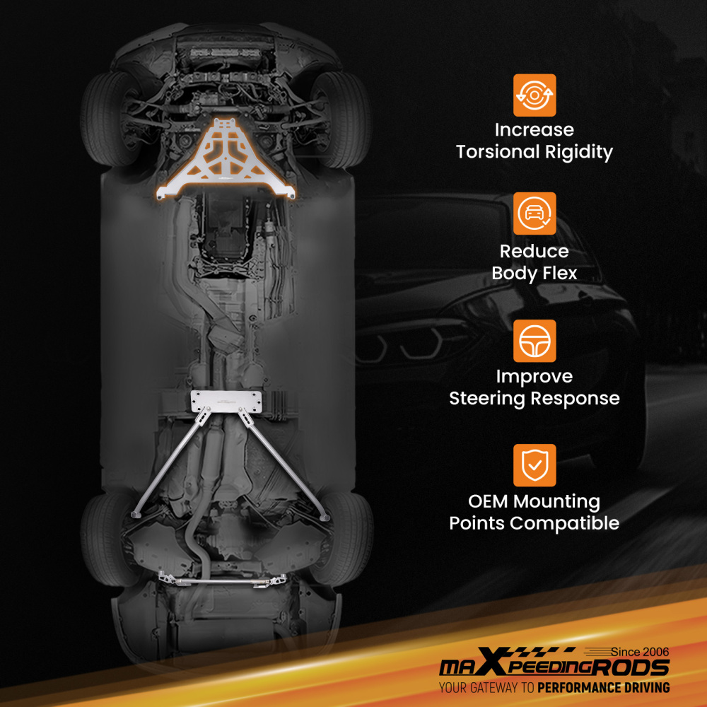 Front Lower Chassis Structure Board compatible for BMW 1 2 Series F20 F21 F22 F23 F30 F34