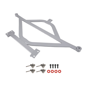 Front Power Member Reinforcement Brace Plate compatible for Honda Civic 10th-Gen 2016-2020