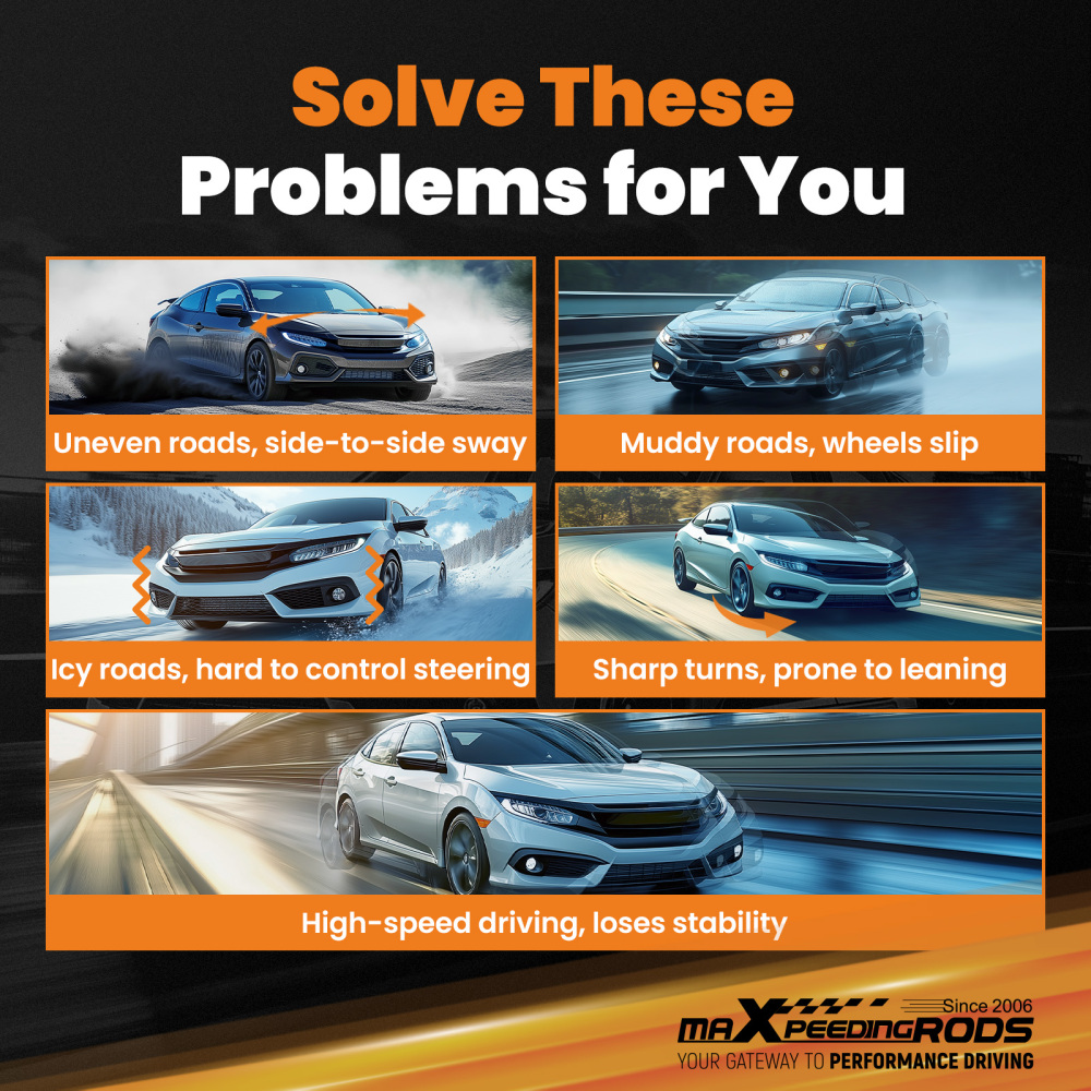 Front Power Member Reinforcement Brace Plate compatible for Honda Civic 10th-Gen 2016-2020