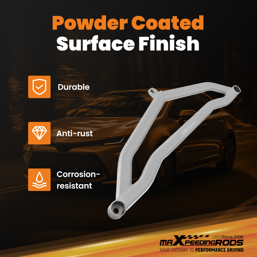 Front Lower Chassis Brace / Bracket compatible for Toyota Corolla Levin compatible for C-HR 2018-2024