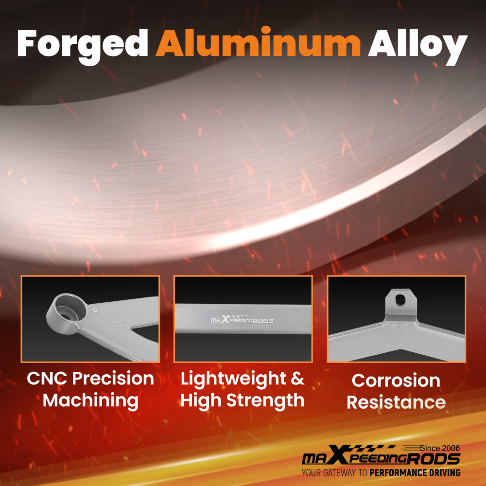 Front Lower Chassis Brace / Bracket compatible for Toyota Corolla Levin compatible for C-HR 2018-2024