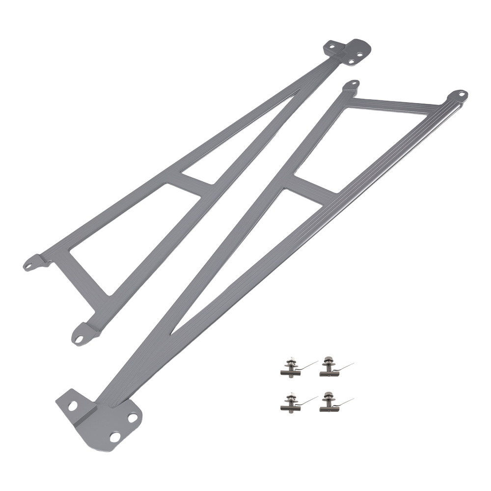 2pc Middle Lower LeftRight Brace ForFord compatible for Mustang L4 2.3TV8 5.0L 15-23