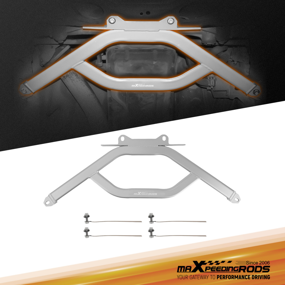 Front Lower Bar Member Brace Bracket compatible for Toyota 86 17-19 compatible for Subaru BRZ 13-23