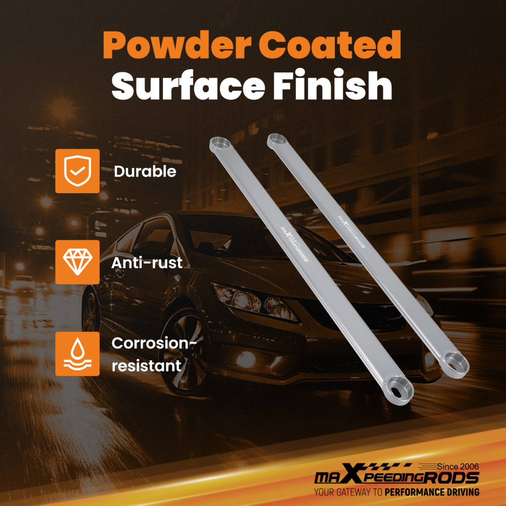 Chassis Strengthen Kit Middle Lower Brace Bar compatible for Honda Civic 2/4 Door 2012-2015