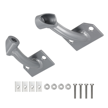 Pair Rear Lower Curved Bar Mount compatible for Toyota Mark X / REIZ 1st GRX120 2004-2009