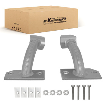 Pair Rear Lower Curved Bar Mount compatible for Toyota Mark X / REIZ 1st GRX120 2004-2009