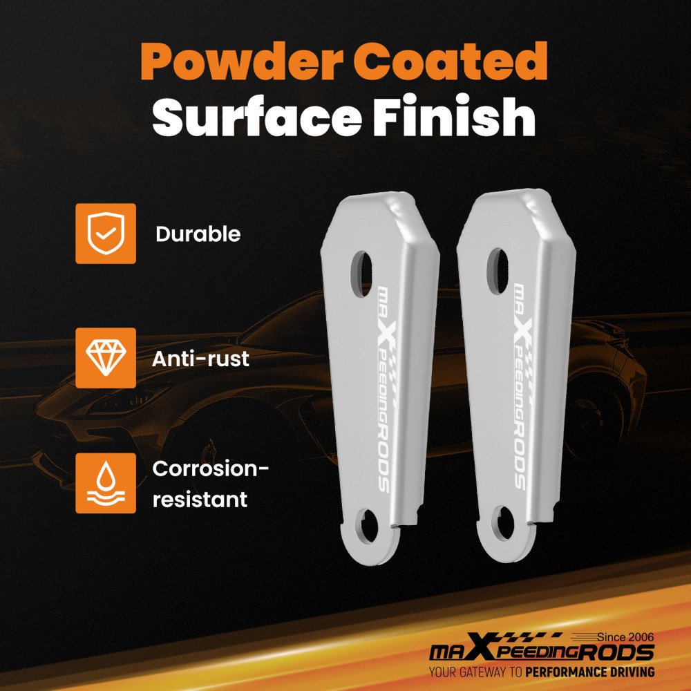 2-Point Front Lower Bar Brace compatible for Subaru BRZ 2013-2023 compatible for Toyota 86 2017-2019 LH RH