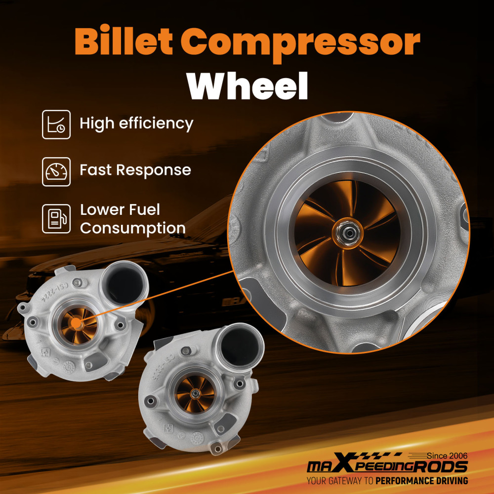 NEW Dopple Billet Turbocharger Chra compatible pour Audi A6 Avant 4.0 3993ccm 309KW 420PS