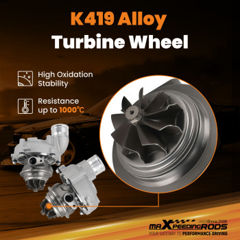 NEW Dopple Billet Turbocharger Chra compatible pour Audi A6 Avant 4.0 3993ccm 309KW 420PS