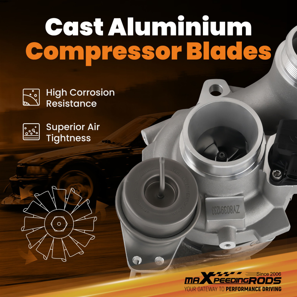 Turbocharger compatible for Mercedes-Benz A45 AMG W176 W177 2014-2018 18559700002 B03G