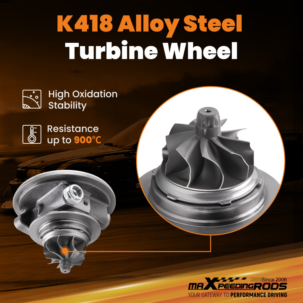 Left Billet Turbocharger Chra Core compatible for Ford 2010-2012 F150 3.5L F-150 EcoBoost