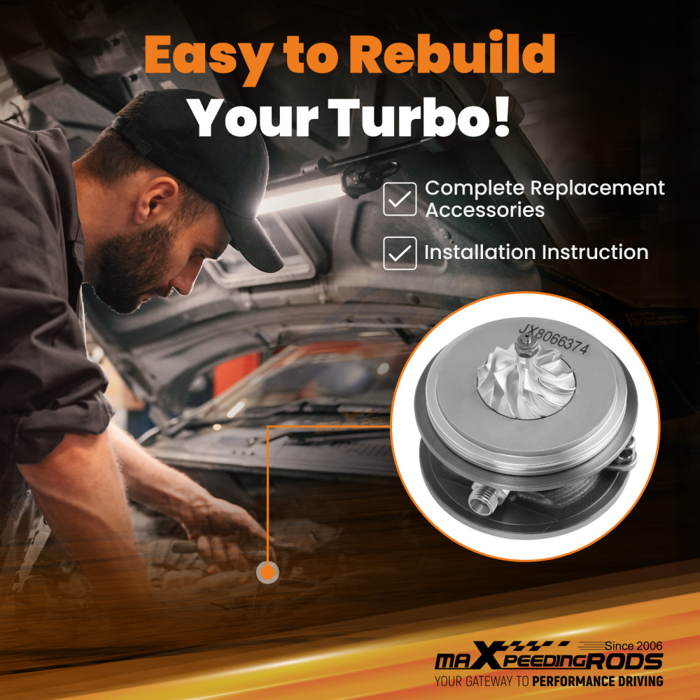 Billet Chra Cartridge compatible para Audi A3 L4 2.0L diésel BV43 2010-2013 5303-970-0208