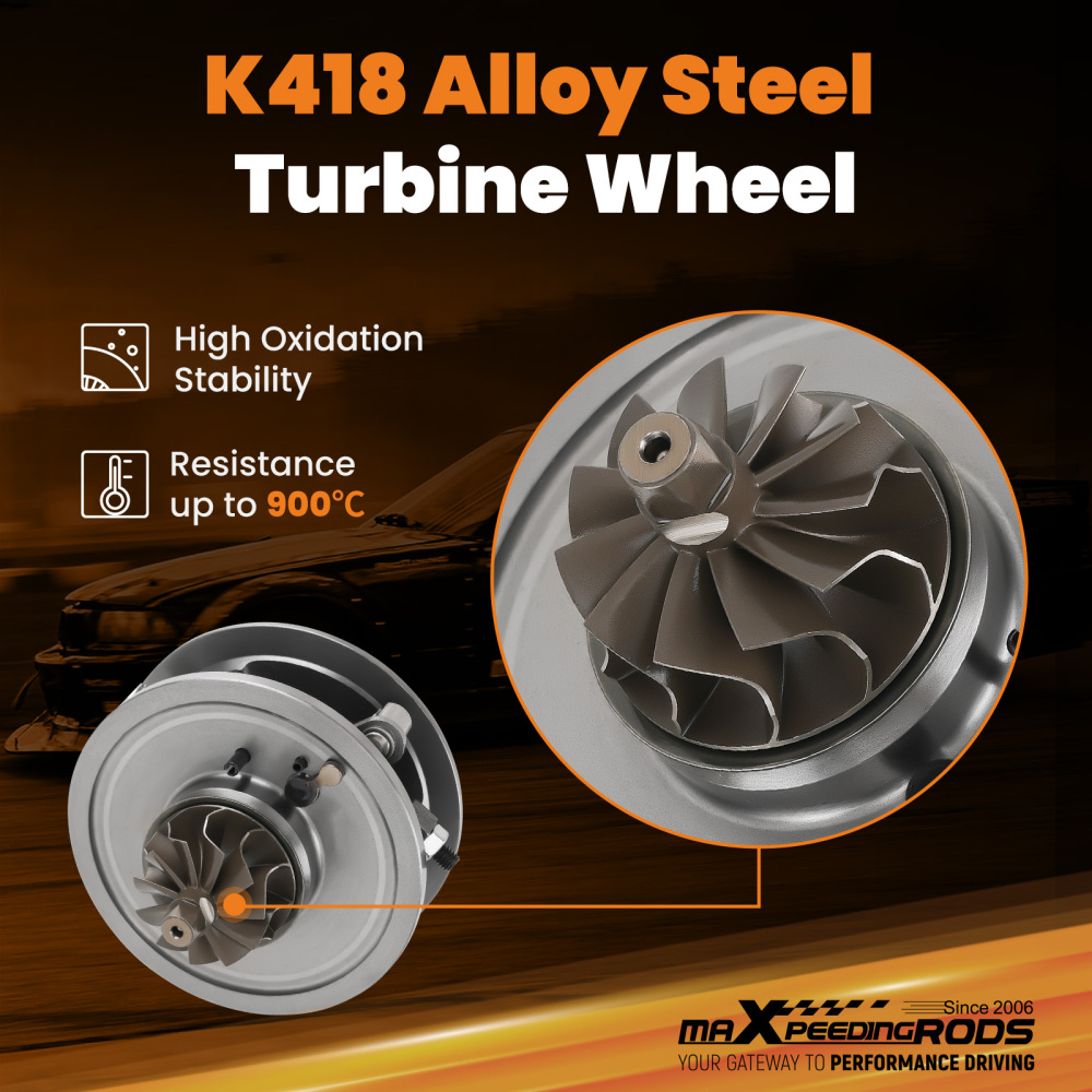 Turbo Cartridge compatible pour VW Golf Jetta Beetle L4 2.0L Diesel BV43 2009-14 03L253056