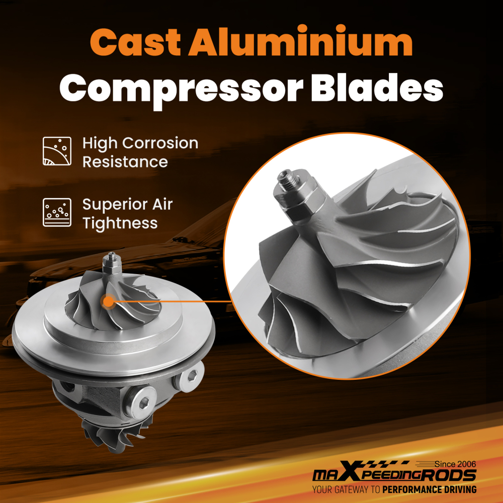 K03 CHRA turbo cartouche compatible pour VW Golf V / Compatible pour Golf VI 1.4 TSI BLG BMY BWK 53039700150