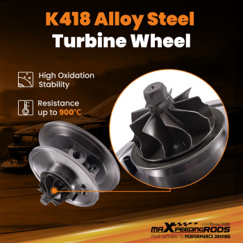 Turbo Chra Cartridge Core compatible pour Seat Leon 2.0 TDI DPF 1968 compatible pour ccm 05.2010-10.2012