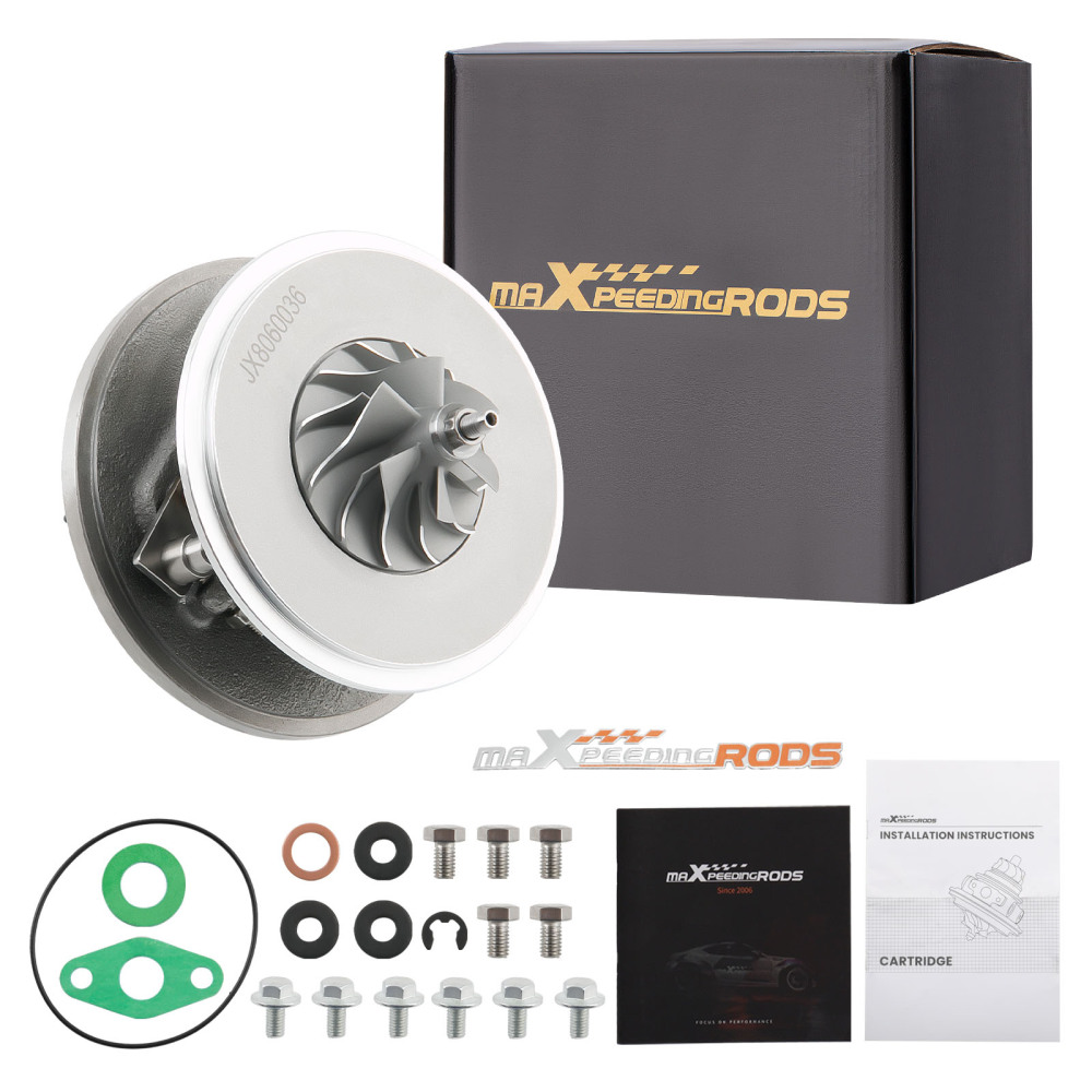Turbocompresseur Cartucho compatible pour Audi Compatible pour Seat Compatible pour Skoda Compatible pour VW 2.0 TDi 140 cv AZV 724930-5008S