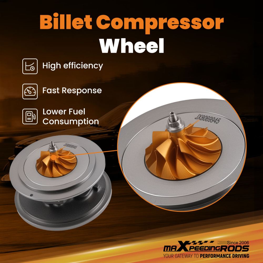 Billet Turbo Cartridge compatible forFord Transit Custom 2.2 Tdci 125ps 786880-0012 2011-